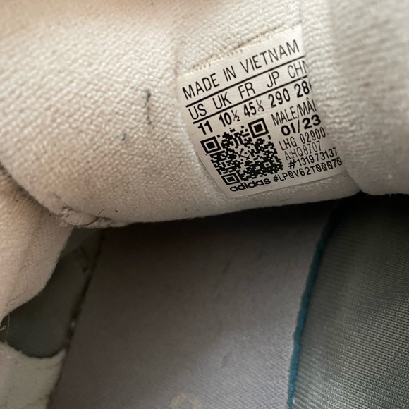 Adidas campus 00s chunky skateboard suede shoes men’s 11 gray white three stripe - Picture 5 of 6